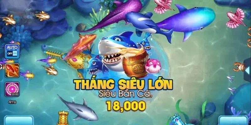 Giao diện cách chơi Thợ Săn Cá sinh động