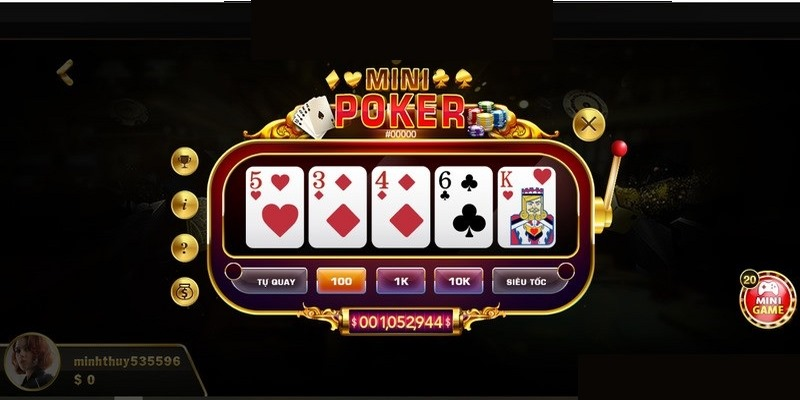 Hiểu rõ luật chơi mini poker trước khi tham gia